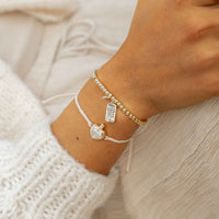 Dobby Metal Bead Stretch Bracelet Gallery Thumbnail