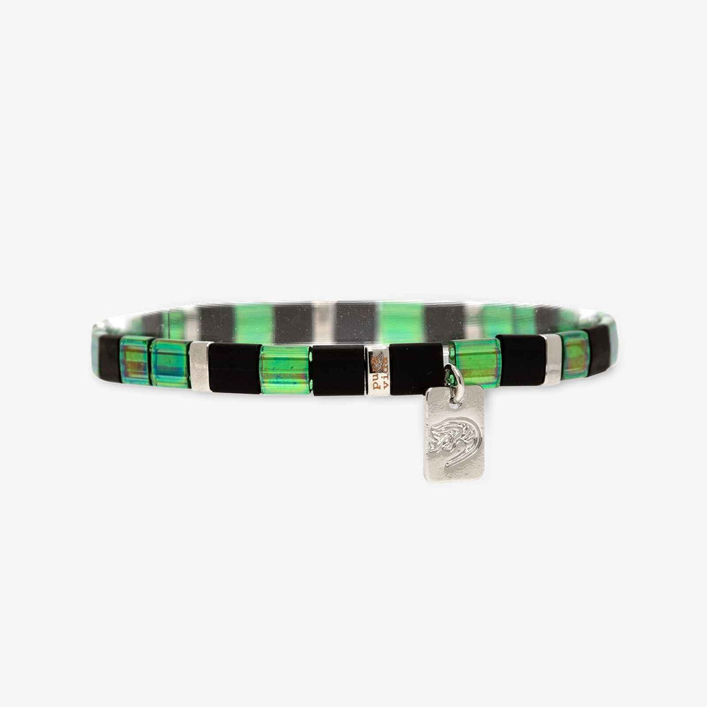 Slytherin™ Tile Bead Stretch Bracelet 1