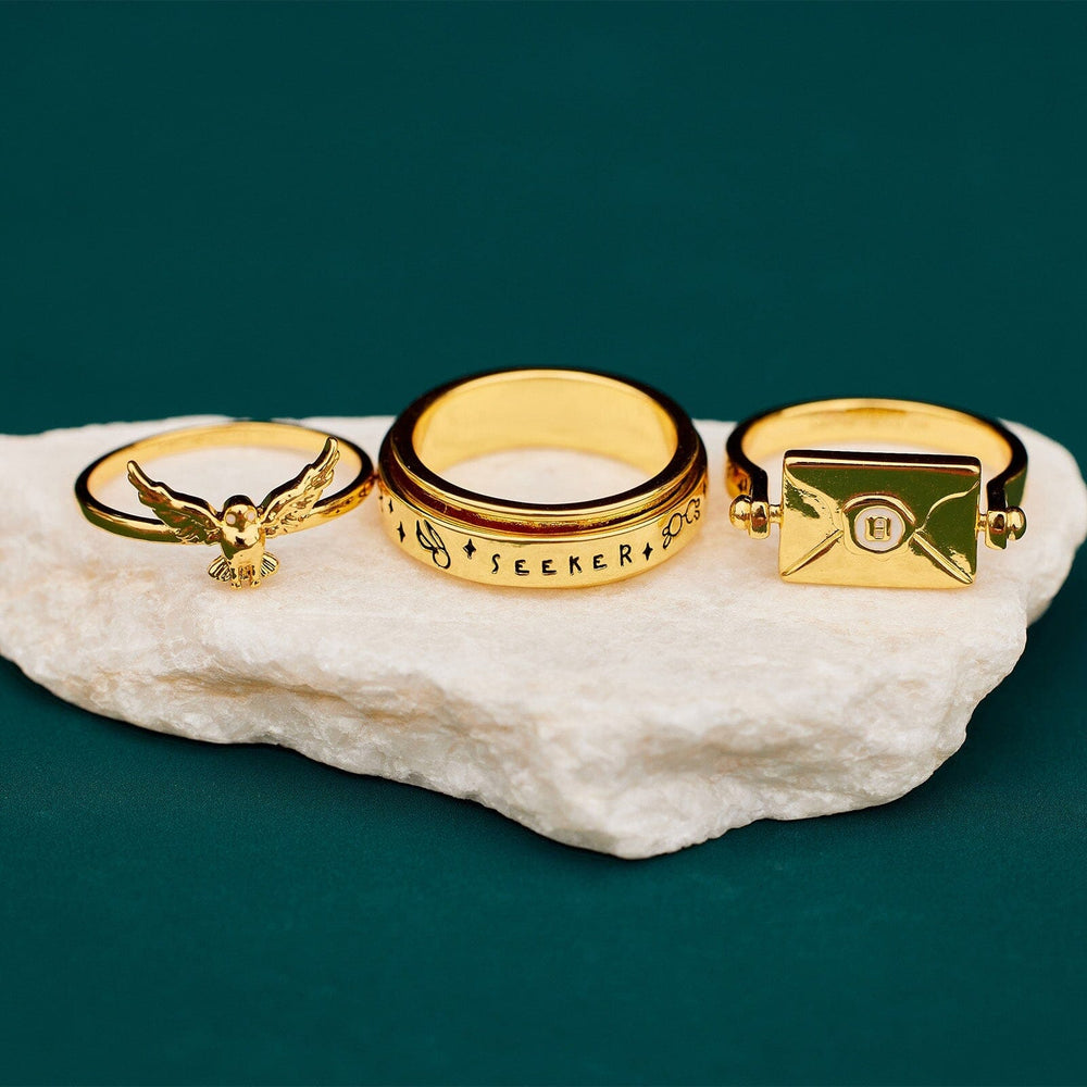 Hogwarts Letter Flip Ring 6