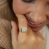 Hogwarts Letter Flip Ring Gallery Thumbnail