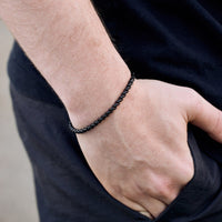 Men's Carabiner Clasp Chain Bracelet Gallery Thumbnail