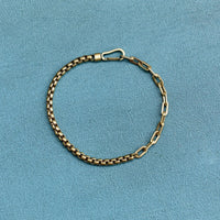 Men's Carabiner Clasp Chain Bracelet Gallery Thumbnail