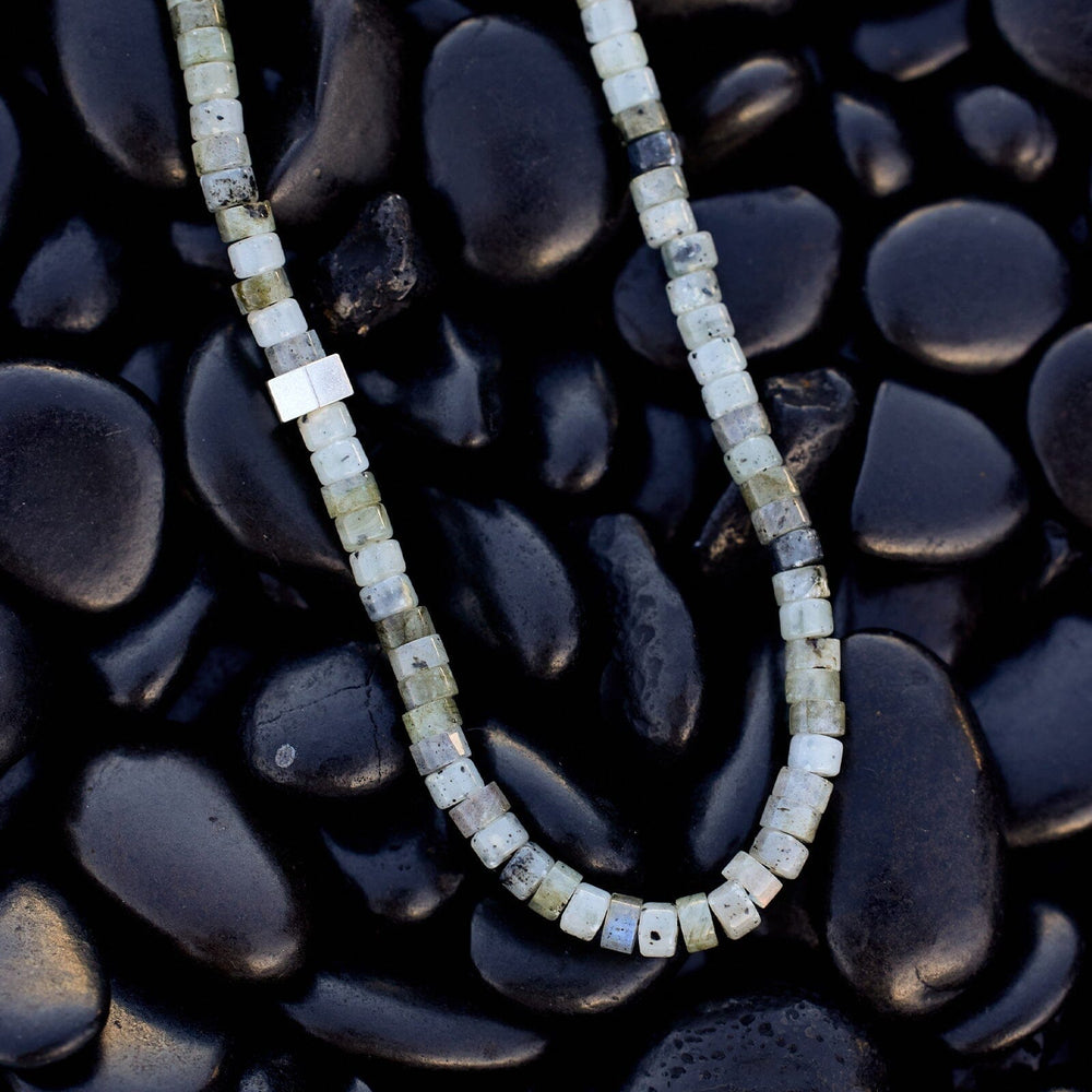 Men's Stone Bead Necklace 4