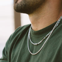 Men's Stone Bead Necklace Gallery Thumbnail