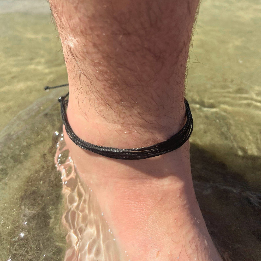 Men's Onyx Anklet 6