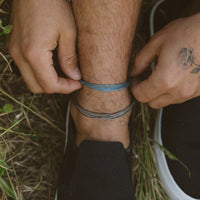 Men's Alpine Blue Anklet Gallery Thumbnail