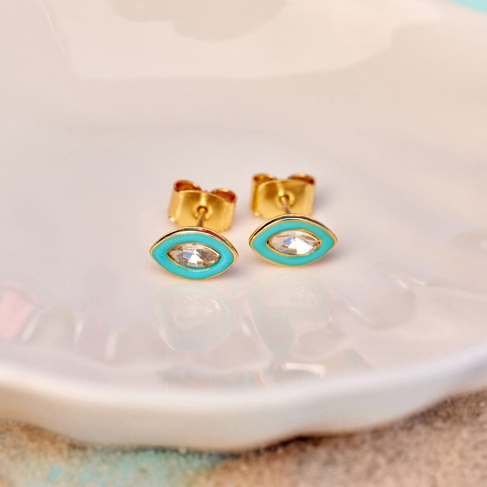 Cerulean Stud Earrings 4