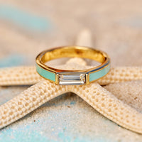 Miami Beach Two-Tone Ring Gallery Thumbnail