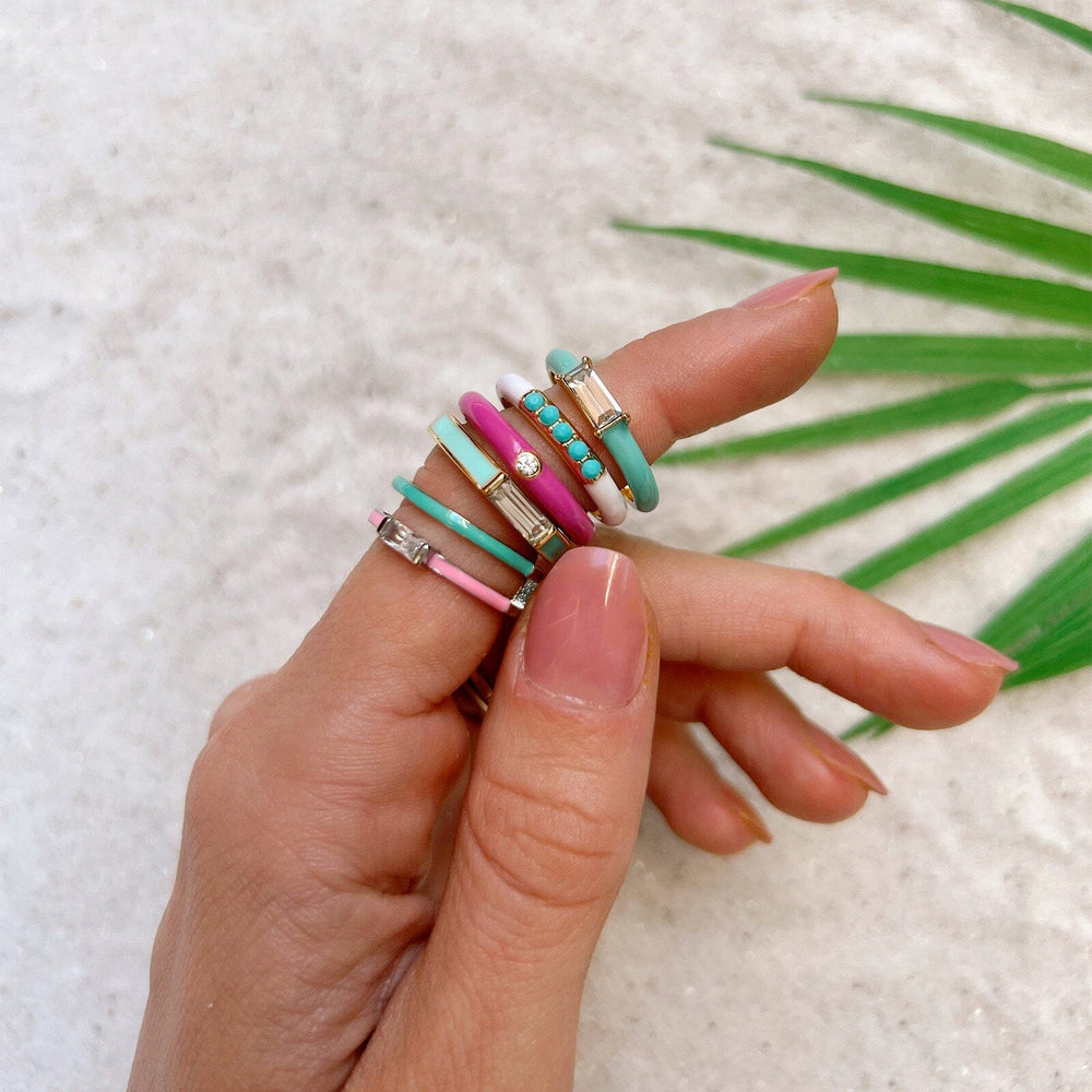 Miami Beach Two-Tone Ring 6