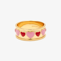 Enamel Heart Ring