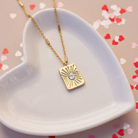 Heart Burst Pendant Necklace Gallery Thumbnail