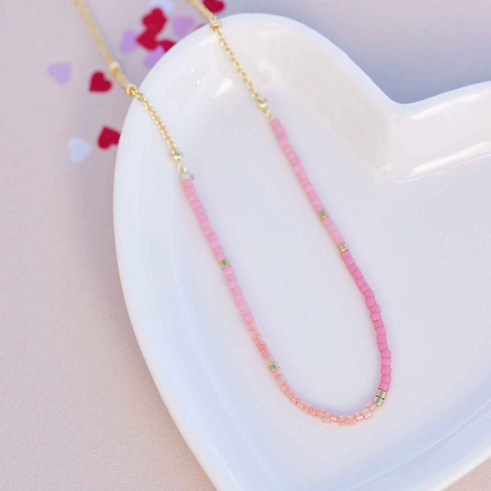 True Love Seed Bead Choker 5