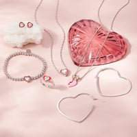 Oversized Heart Hoop Earrings Gallery Thumbnail