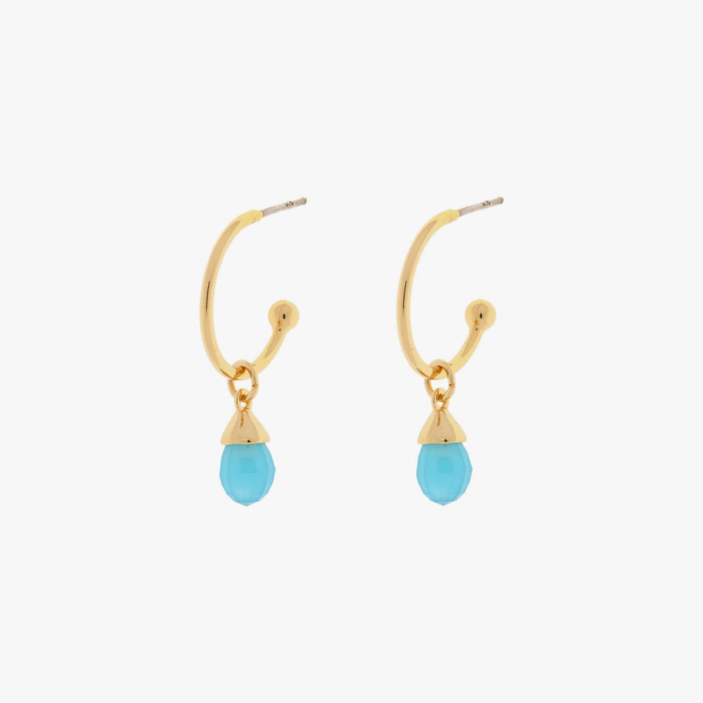 Water Drop Hoop Earrings 1