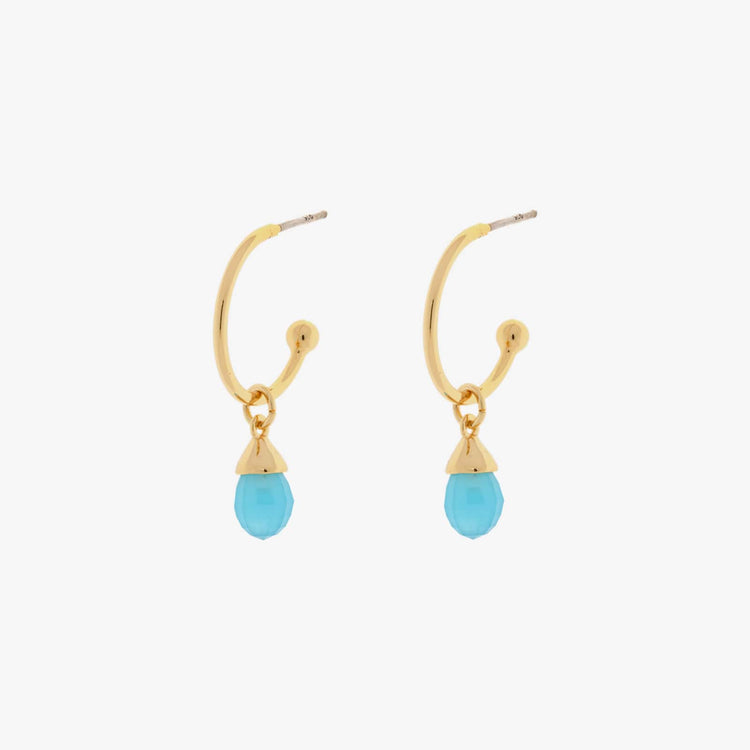 Water Drop Hoop Earrings