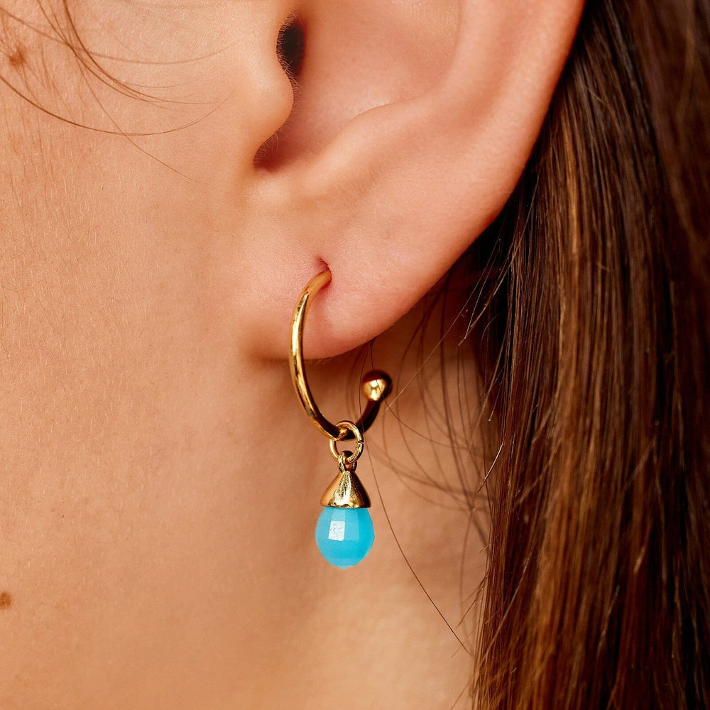 Water Drop Hoop Earrings 2