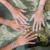 World Water Day Tile Bead Stretch Bracelet Gallery Thumbnail