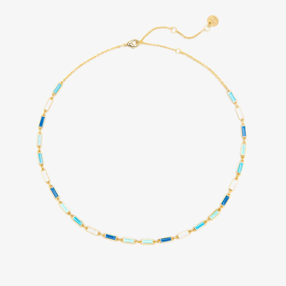 Enamel Bar Chain Choker 1