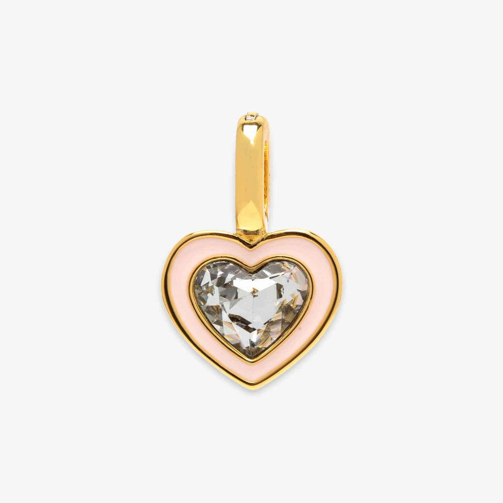 Harper Stone & Enamel Heart Charm 1