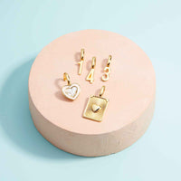 Harper Stone & Enamel Heart Charm Gallery Thumbnail