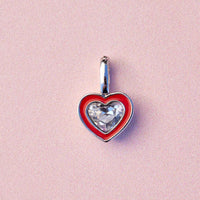 Harper Stone & Enamel Heart Charm Gallery Thumbnail