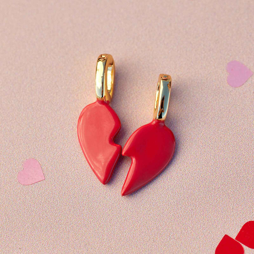 Harper Enamel BFF Heart Charm Set 2