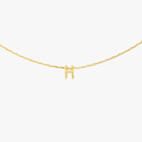 Snake Chain Alphabet Necklace