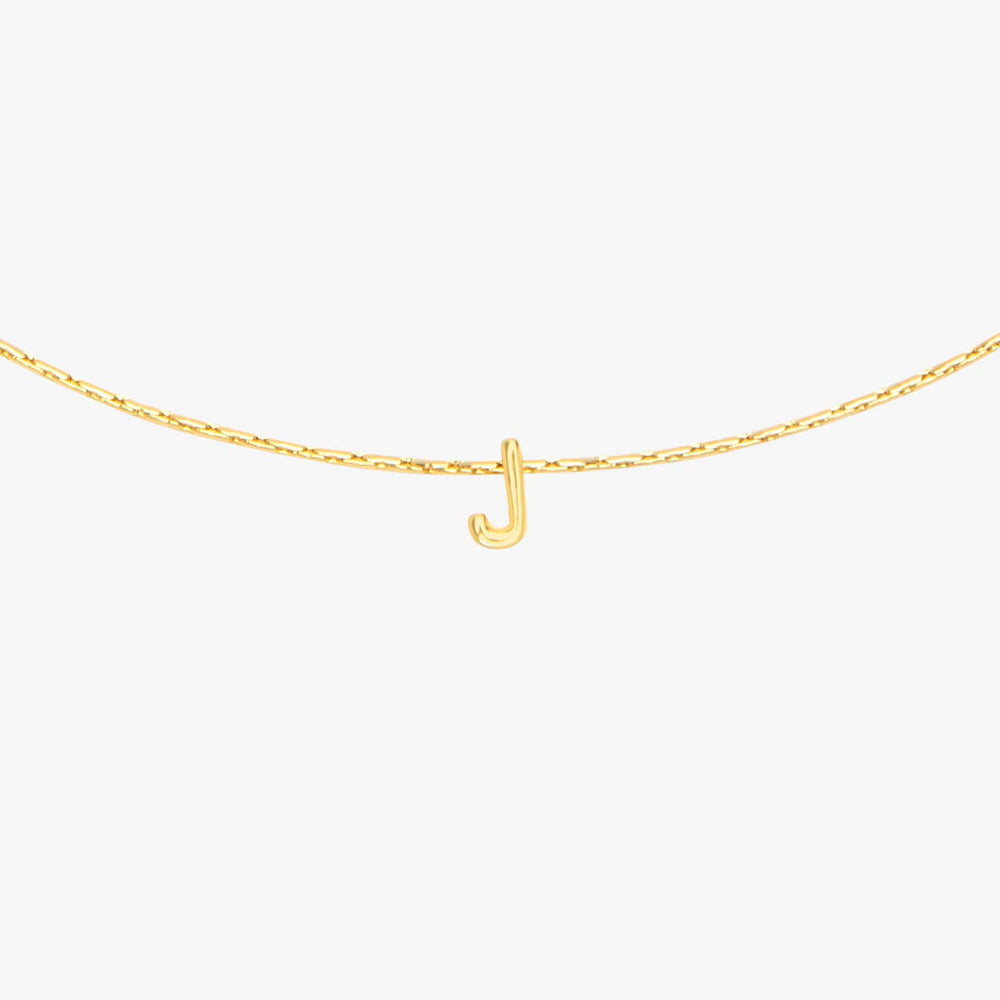 Snake Chain Alphabet Necklace 21