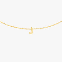 Snake Chain Alphabet Necklace