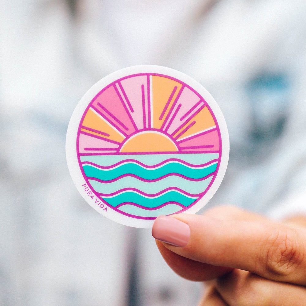 Tropical Sunset Sticker 2