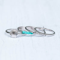 Shell Ring Stack Gallery Thumbnail