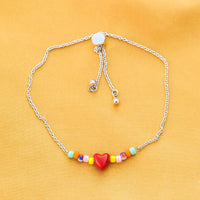 Heart Slider Bracelet Gallery Thumbnail