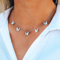 Butterfly In Flight Choker Gallery Thumbnail