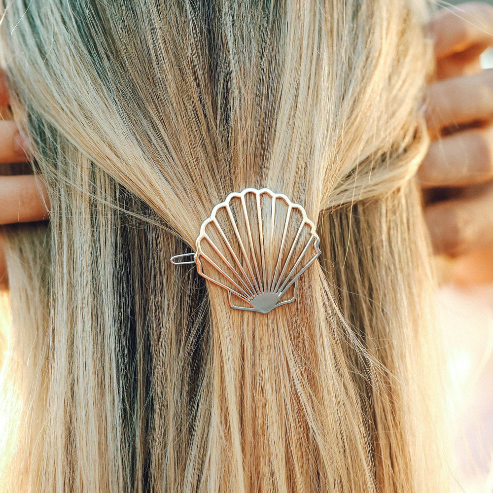 Clam Shell Hair Barrette 2