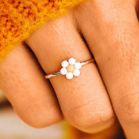 Gemstone Daisy Ring Gallery Thumbnail