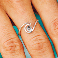 Shimmering Wave Ring Gallery Thumbnail