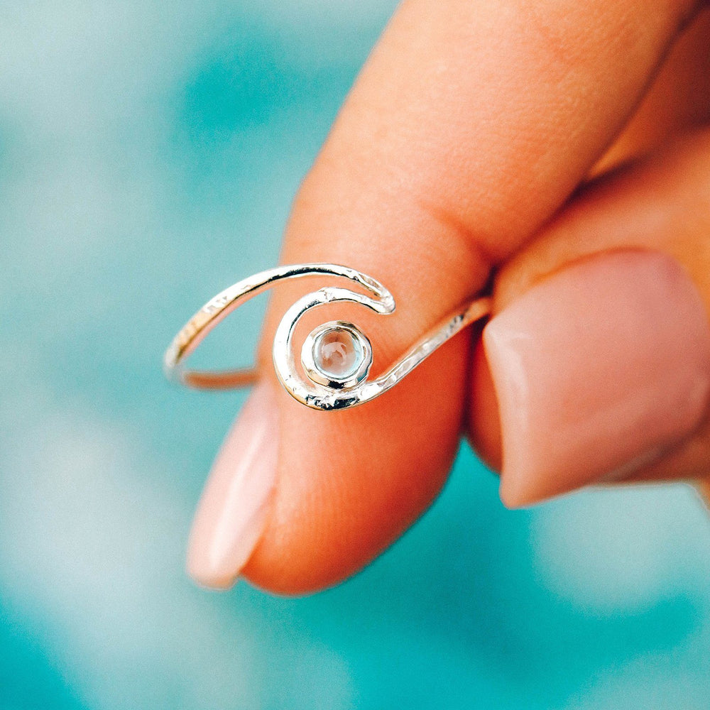 Shimmering Wave Ring 2