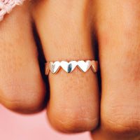 Wild Hearts Band Ring Gallery Thumbnail