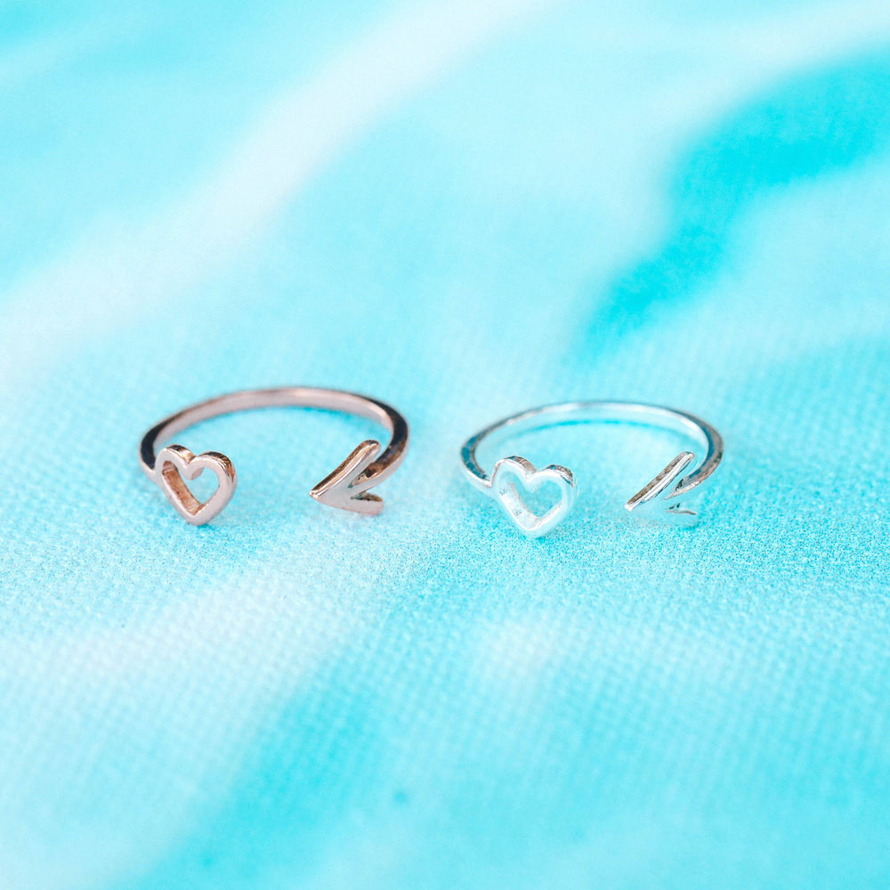 Heart & Arrow Toe Ring 4