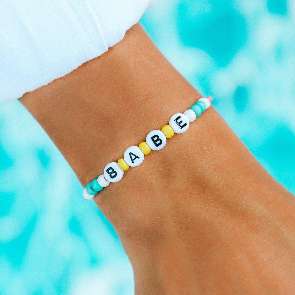 Babe Alphabet Bead Bracelet 4