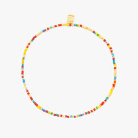 Rainbow Bead Stretch Anklet Gallery Thumbnail