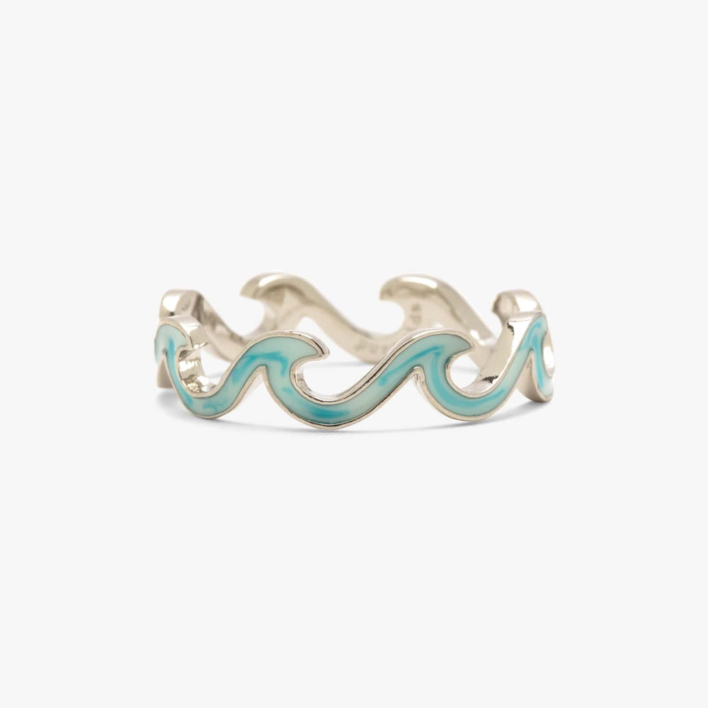 Tie Dye Enamel Wave Ring 2