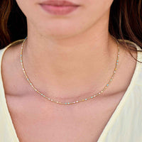 Dainty Enamel Chain Choker Gallery Thumbnail