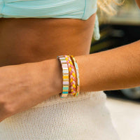 Bright Tides Bead Stretch Bracelet Gallery Thumbnail