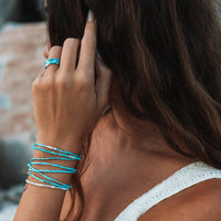 Seafoam Dream Stretch Bracelet Set of 8 Gallery Thumbnail