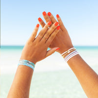 Seafoam Dream Stretch Bracelet Set of 8 Gallery Thumbnail