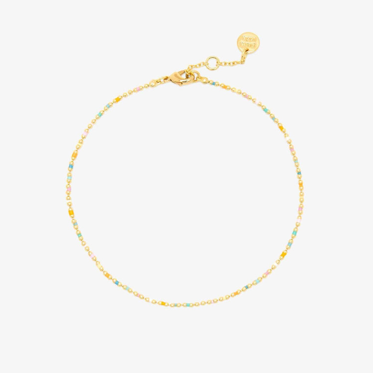 Dainty Enamel Chain Anklet