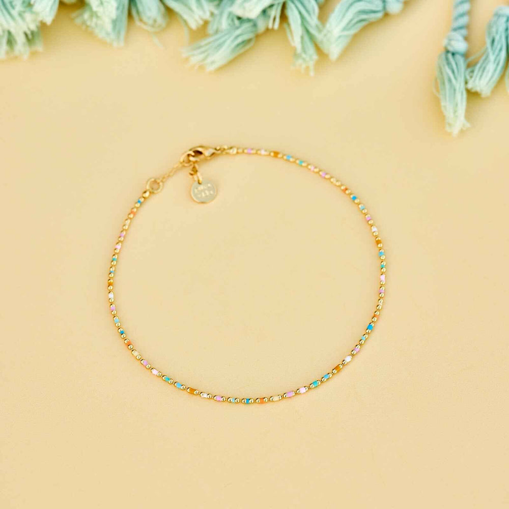 Dainty Enamel Chain Anklet 8