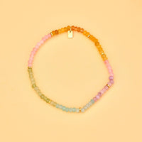 Ombre Rainbow Stretch Anklet Gallery Thumbnail