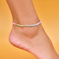 Ombre Rainbow Stretch Anklet Gallery Thumbnail